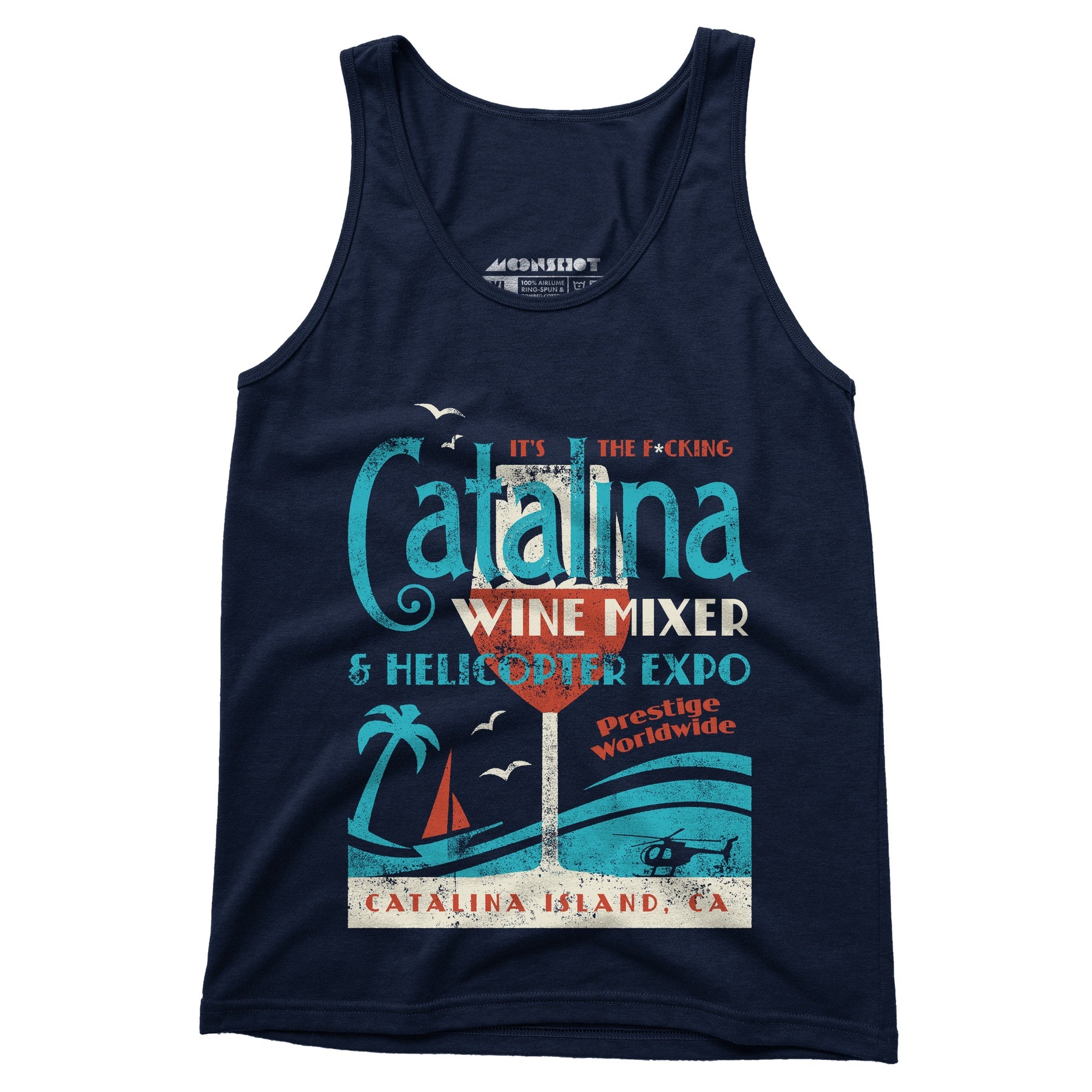 The Catalina Wine Mixer & Helicopter Expo - Unisex Tank Top