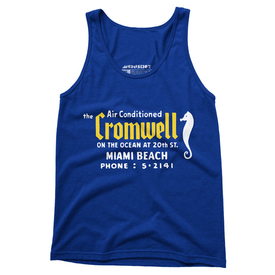 The Cromwell - Miami Beach, FL - Vintage Hotel - Unisex Tank Top
