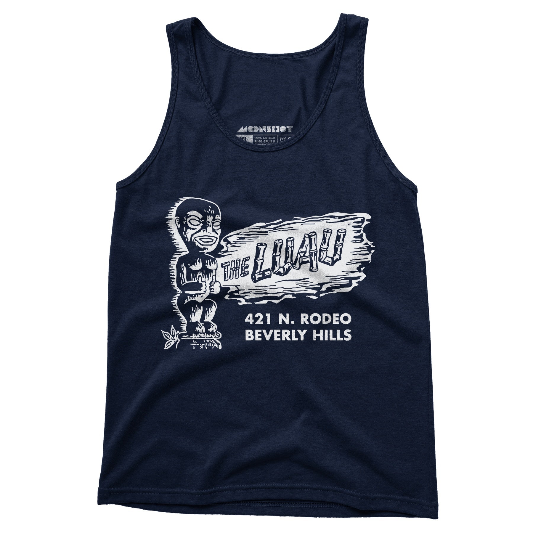 The Luau - Beverly Hills, CA - Vintage Tiki Bar - Unisex Tank Top