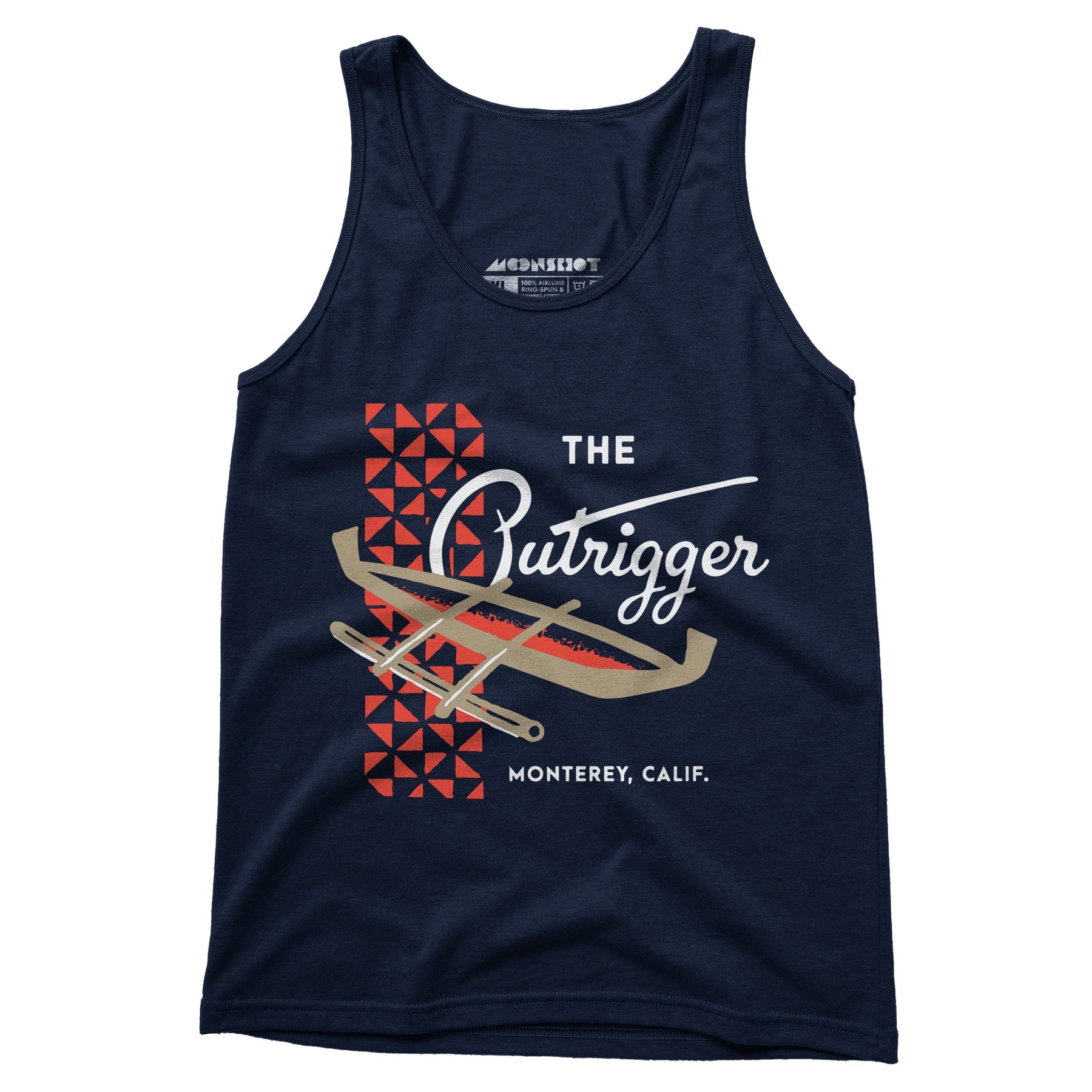 The Outrigger - Monterey, CA - Vintage Tiki Bar - Unisex Tank Top