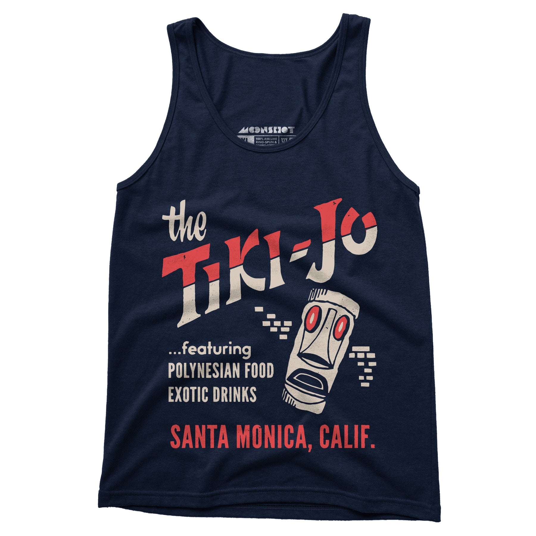 The Tiki-Jo - Santa Monica, CA - Vintage Tiki Bar - Unisex Tank Top