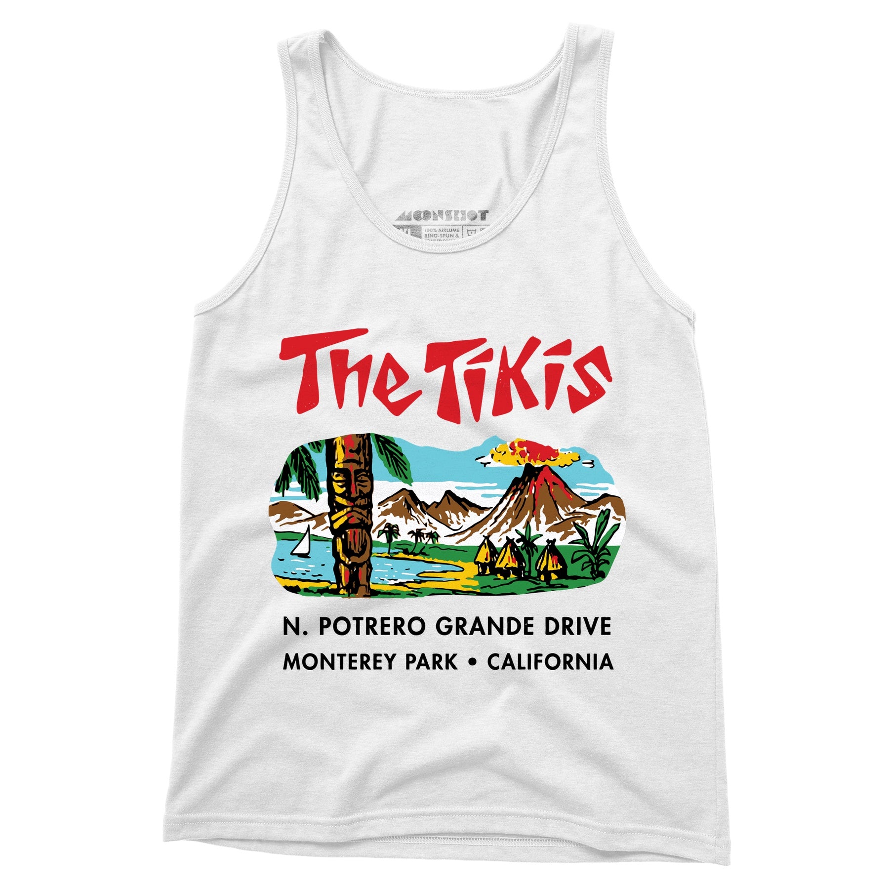 The Tikis - Monterey Park CA - Vintage Tiki Bar - Unisex Tank Top