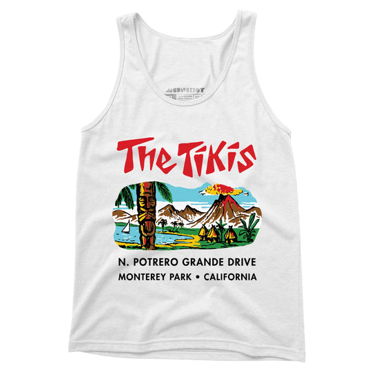 The Tikis - Monterey Park CA - Vintage Tiki Bar - Unisex Tank Top