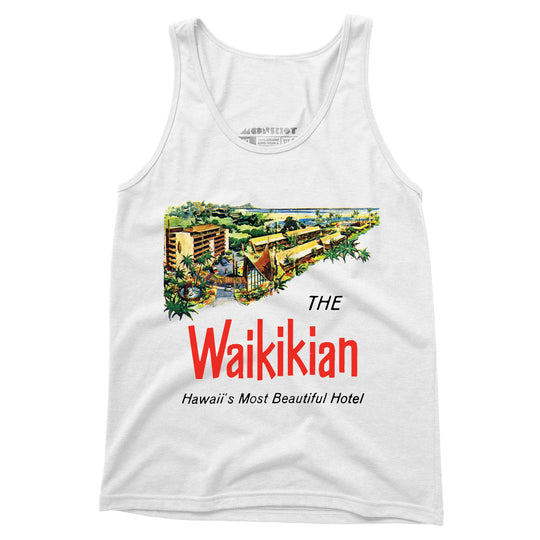 The Waikikian - Waikiki, HI - Vintage Hotel - Unisex Tank Top