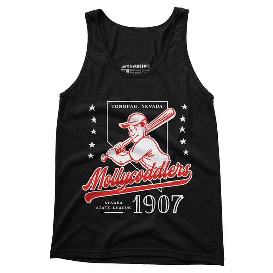 Tonopah Mollycoddlers - Nevada - Vintage Defunct Baseball Teams - Unisex Tank Top