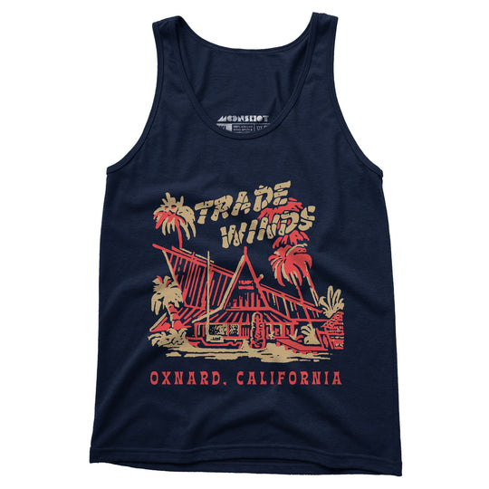 Trade Winds - Oxnard, CA - Vintage Tiki Bar - Unisex Tank Top