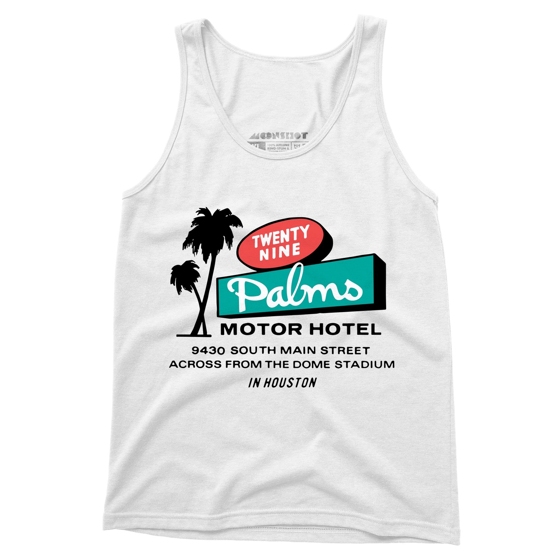 Twenty Nine Palms Motor Hotel - Houston, TX - Unisex Tank Top