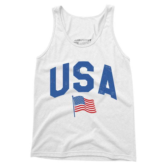USA Flag - Unisex Tank Top