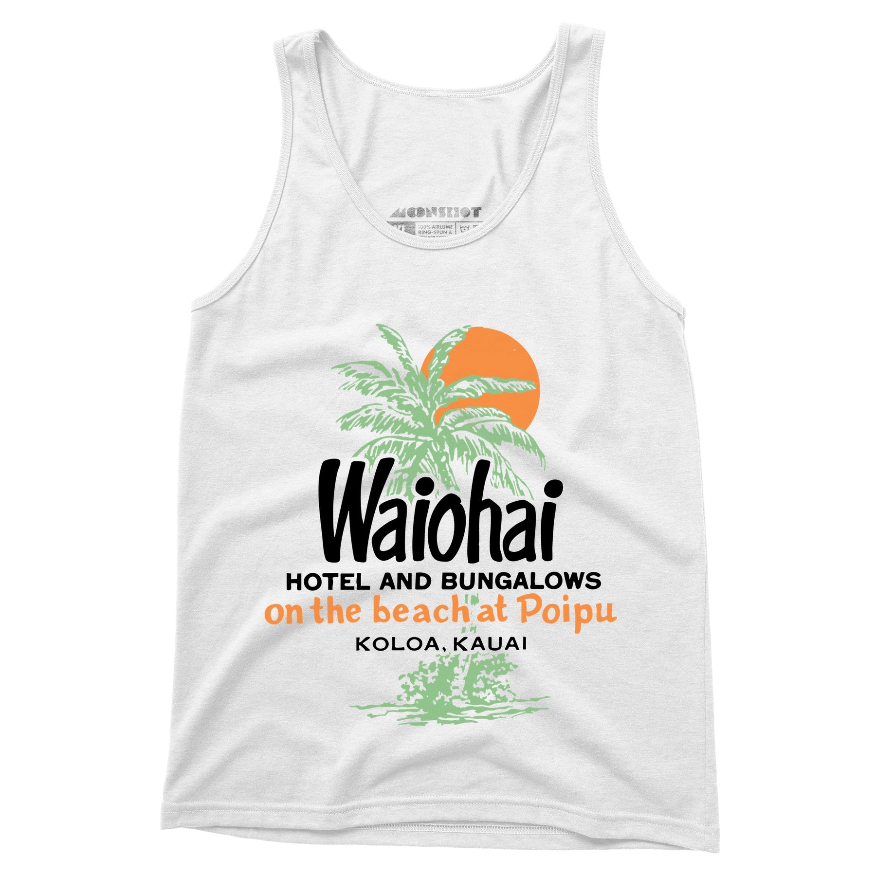 Waiohai Hotel and Bungalows - Kauai, Hawaii - Vintage - Unisex Tank Top