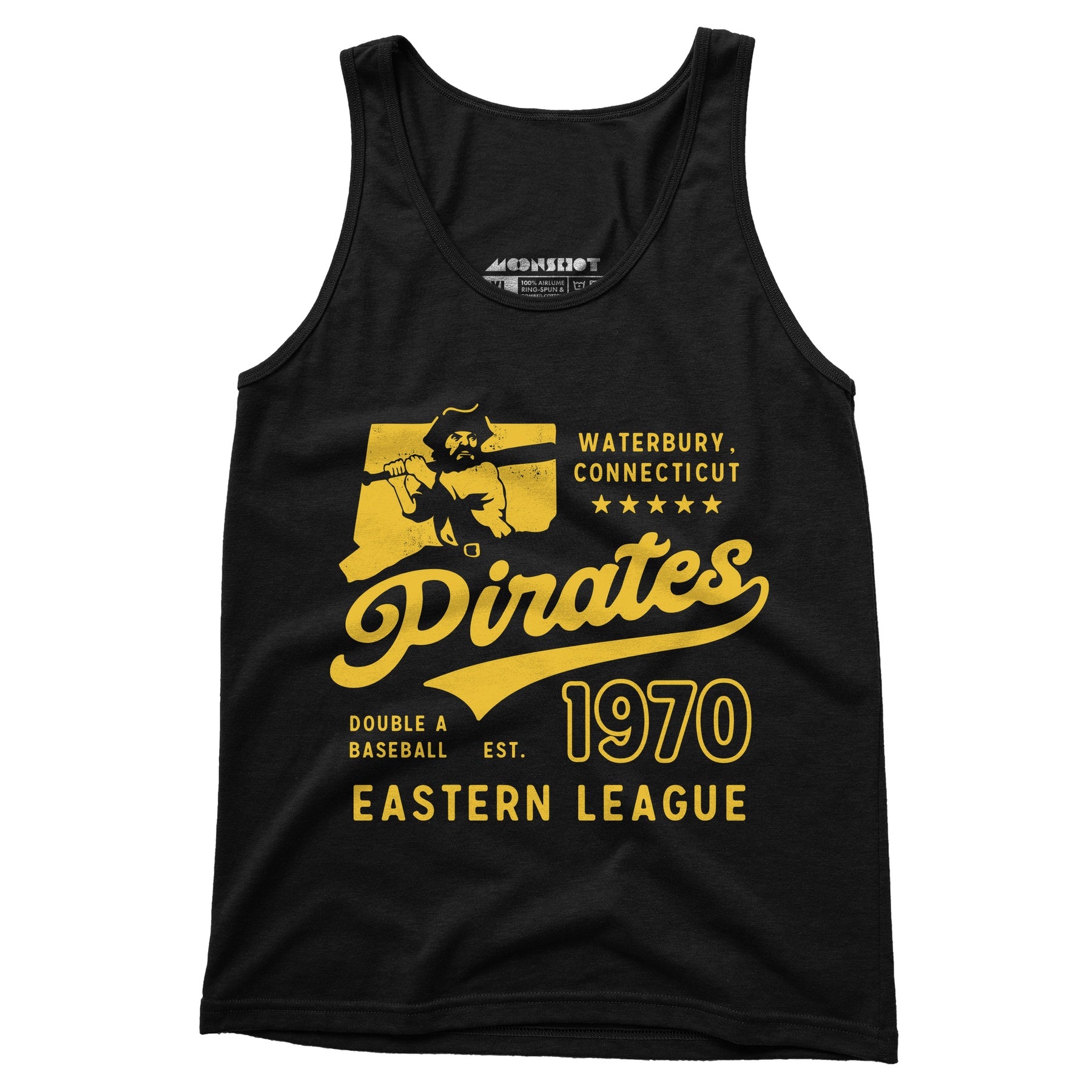 Waterbury Pirates - Connecticut - Vintage Defunct Baseball Teams - Unisex Tank Top