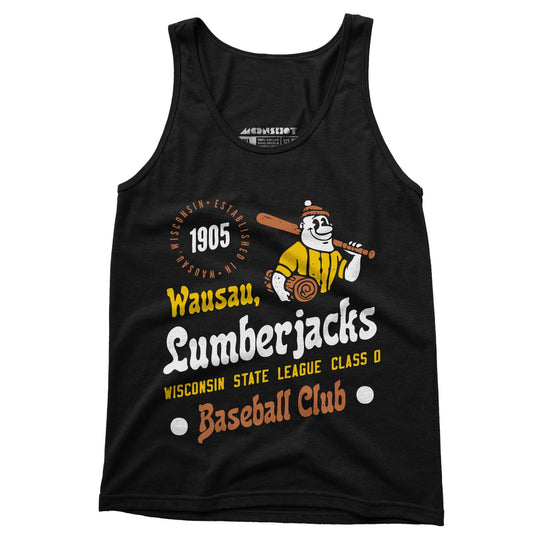 Wausau Lumberjacks - Wisconsin - Vintage Defunct Baseball Teams - Unisex Tank Top