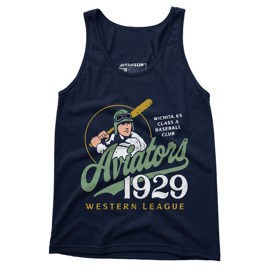 Wichita Aviators - Kansas - Vintage Defunct Baseball Teams - Unisex Tank Top