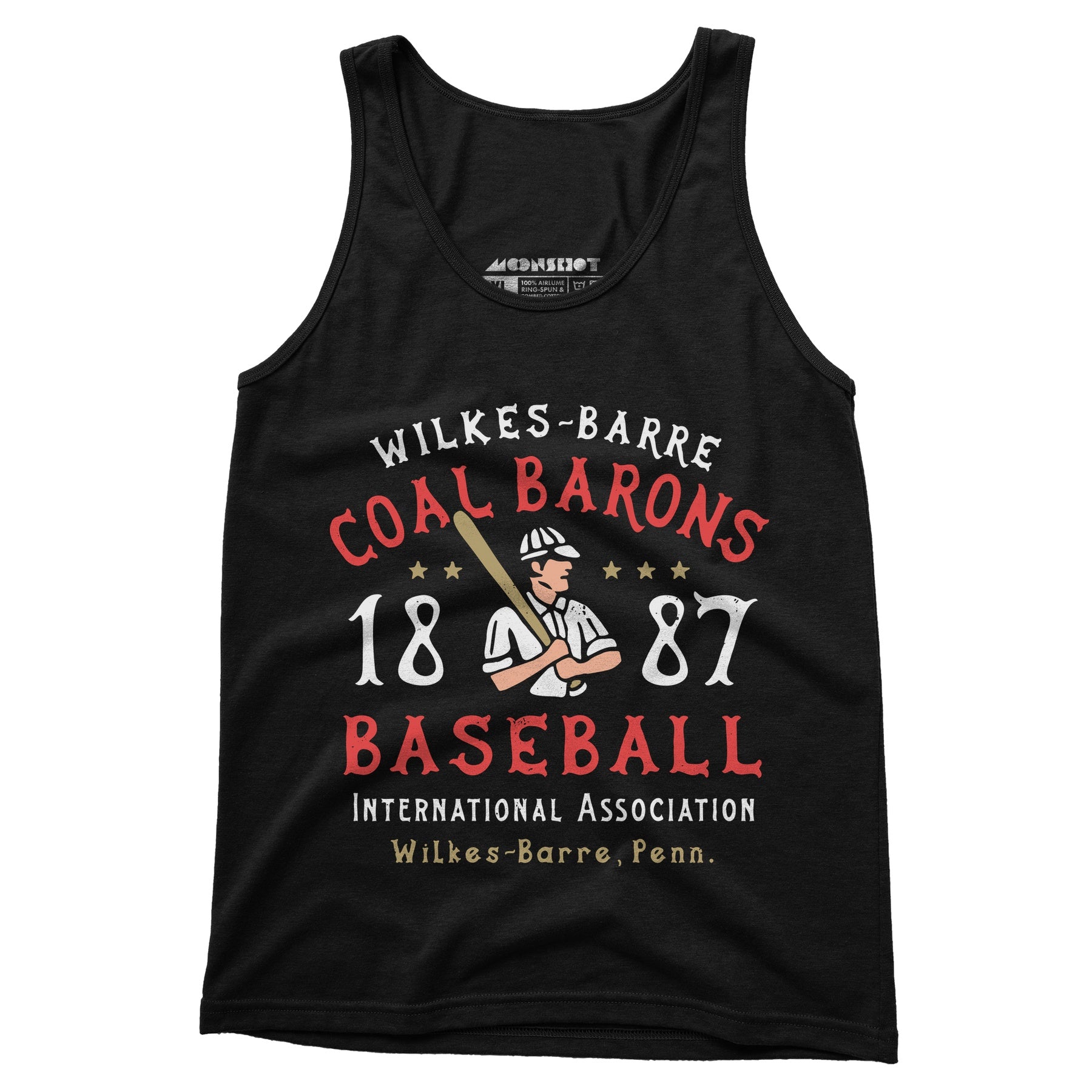 Wilkes-Barre Coal Barons - Pennsylvania - Vintage Defunct Baseball Teams - Unisex Tank Top