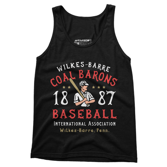 Wilkes-Barre Coal Barons - Pennsylvania - Vintage Defunct Baseball Teams - Unisex Tank Top