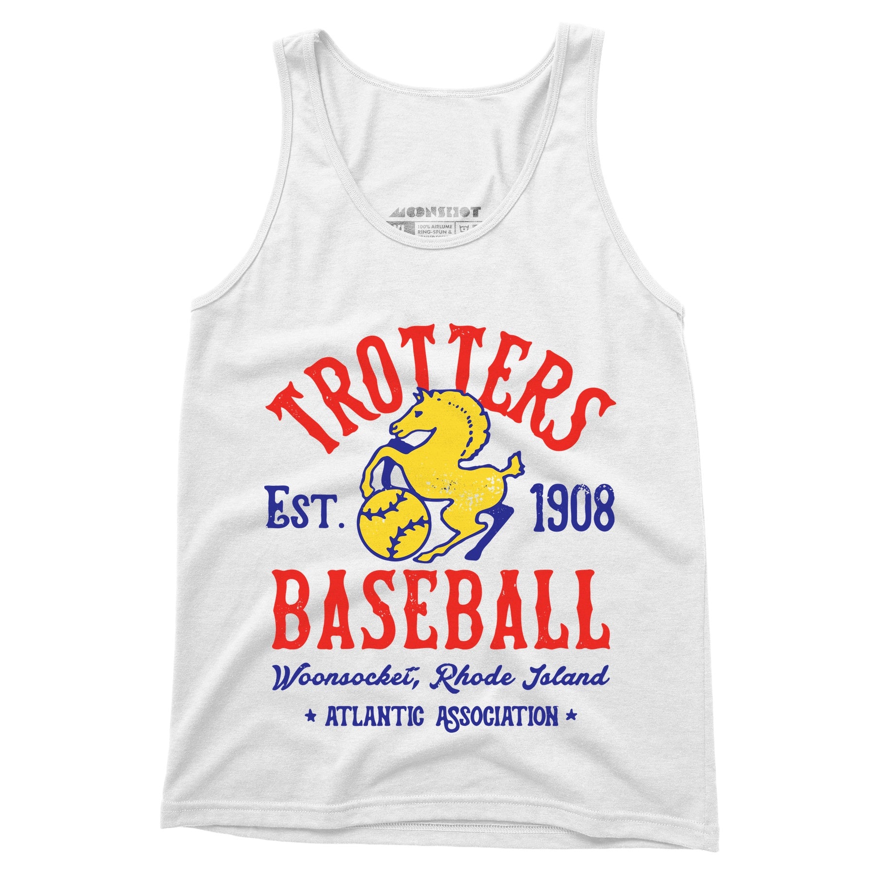 Woonsocket Trotters - Rhode Island - Vintage Defunct Baseball Teams - Unisex Tank Top