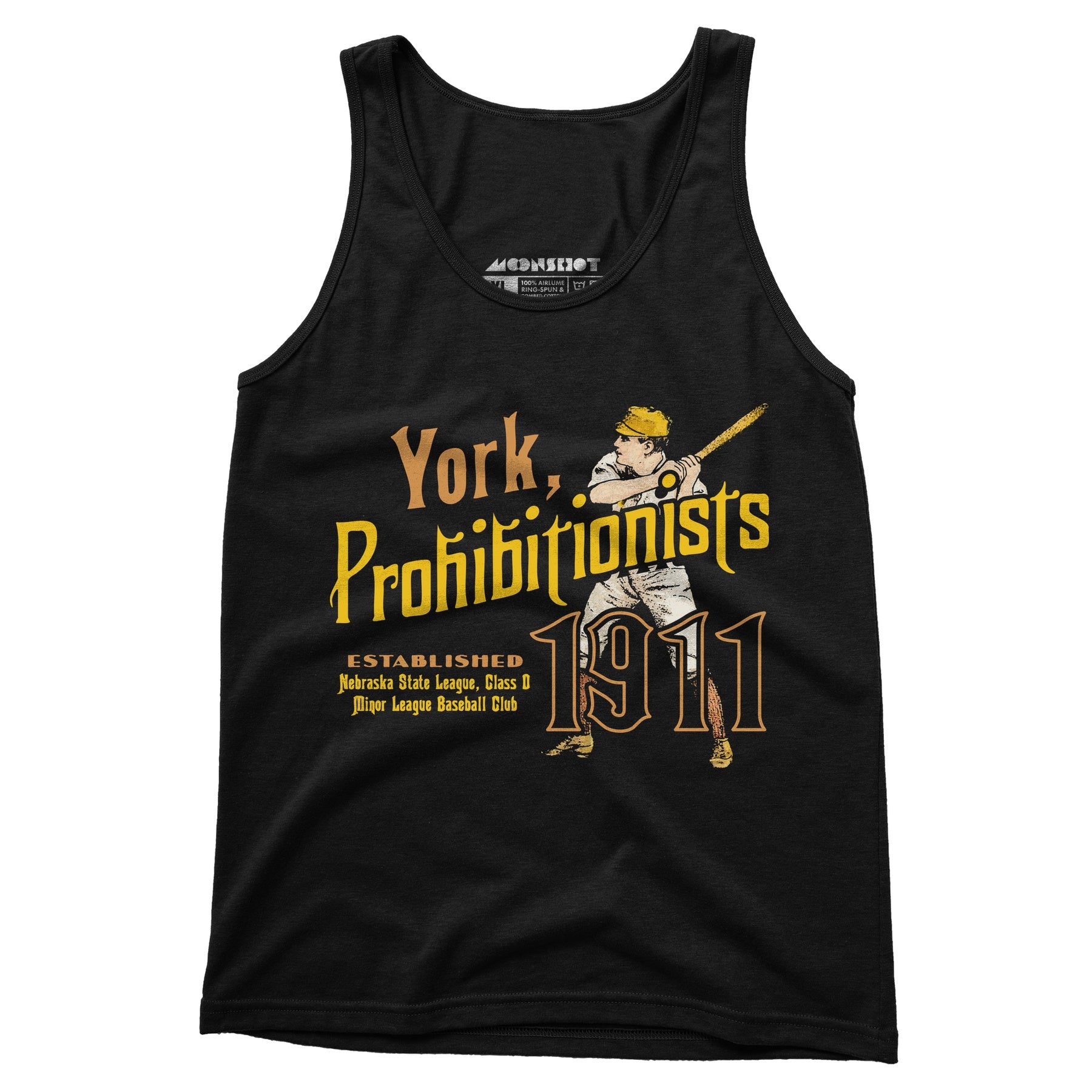 York Prohibitionists - Nebraska - Vintage Defunct Baseball Teams - Unisex Tank Top