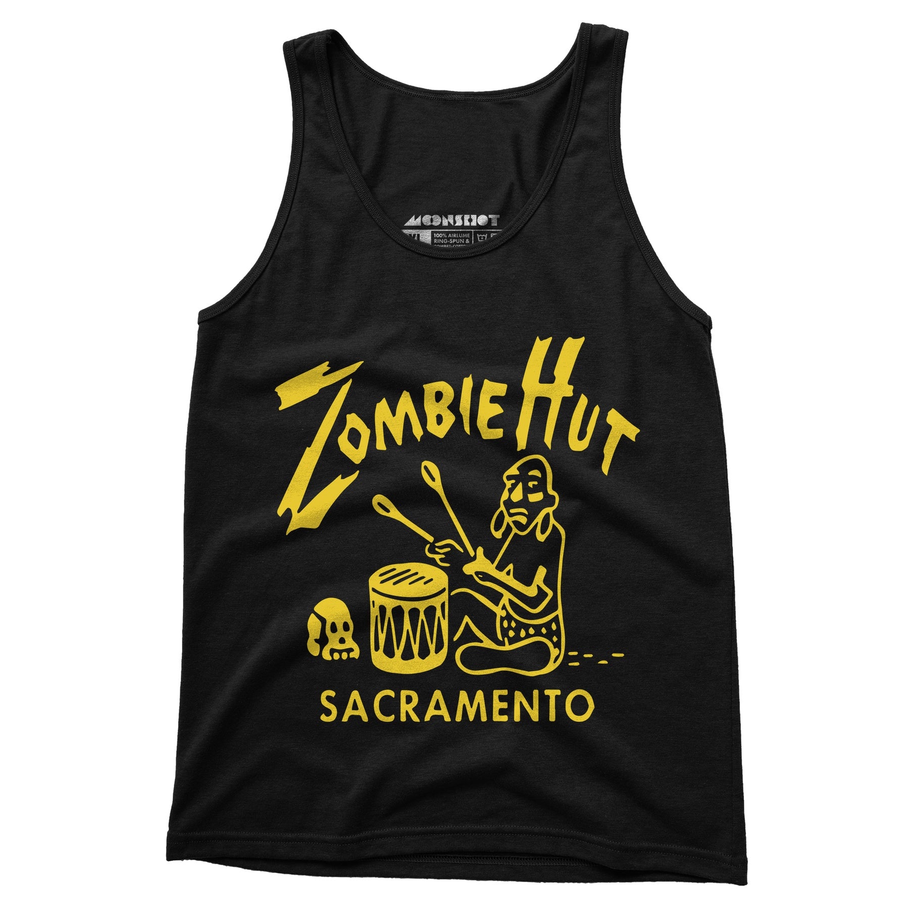 Zombie Hut - Sacramento, CA - Vintage Tiki Bar - Unisex Tank Top