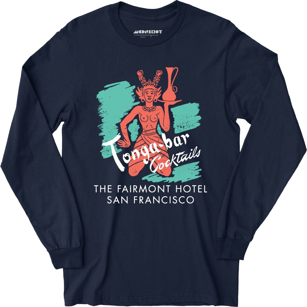 Tonga Room v2 - San Francisco, CA - Vintage Tiki Bar - Long Sleeve T-Shirt