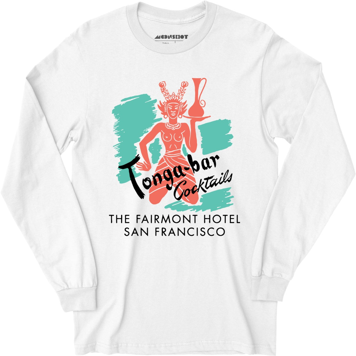 Tonga Room v2 - San Francisco, CA - Vintage Tiki Bar - Long Sleeve T-Shirt