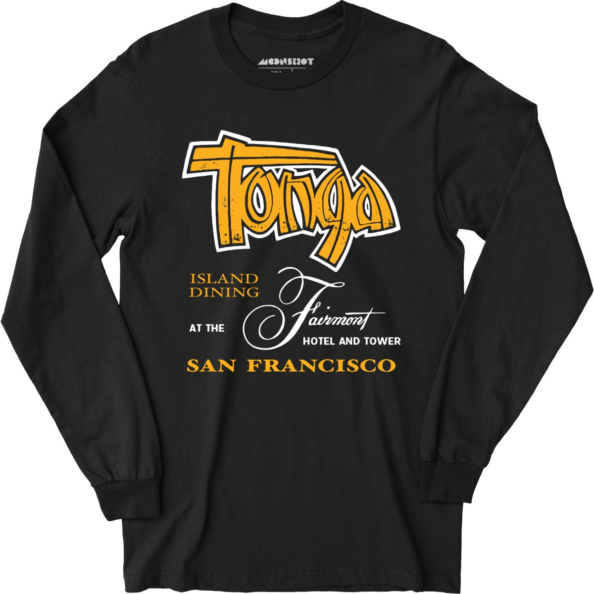 Tonga Room v3 - San Francisco, CA - Vintage Tiki Bar - Long Sleeve T-Shirt