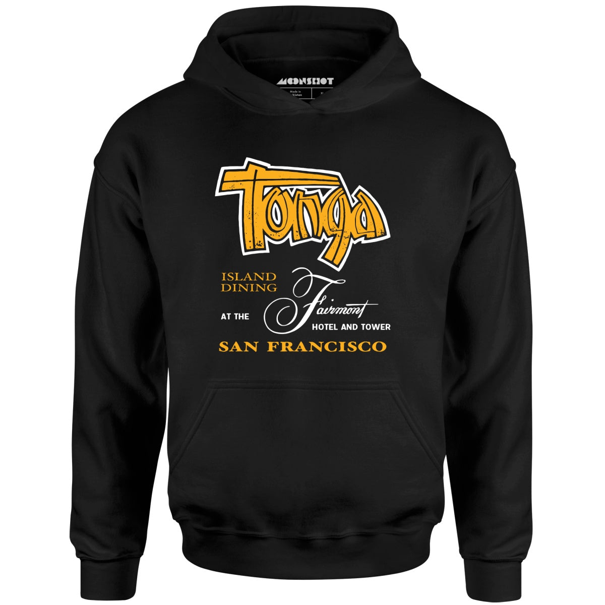Tonga Room v3 - San Francisco, CA - Vintage Tiki Bar - Unisex Hoodie
