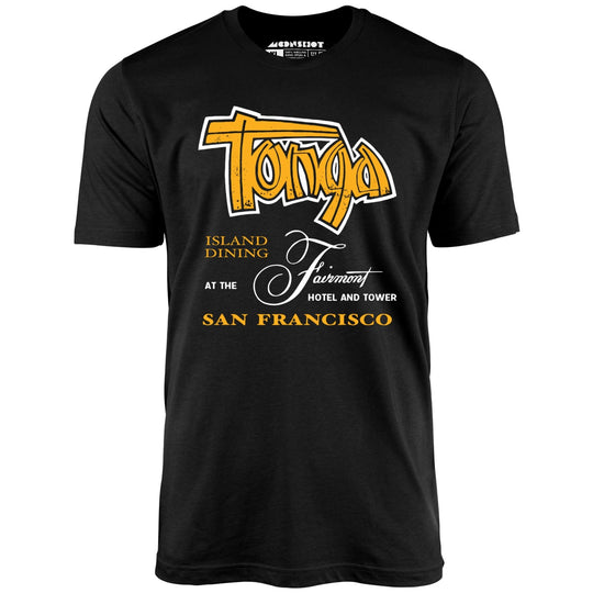 Tonga Room v3 - San Francisco, CA - Vintage Tiki Bar - Black - Unisex T-Shirt