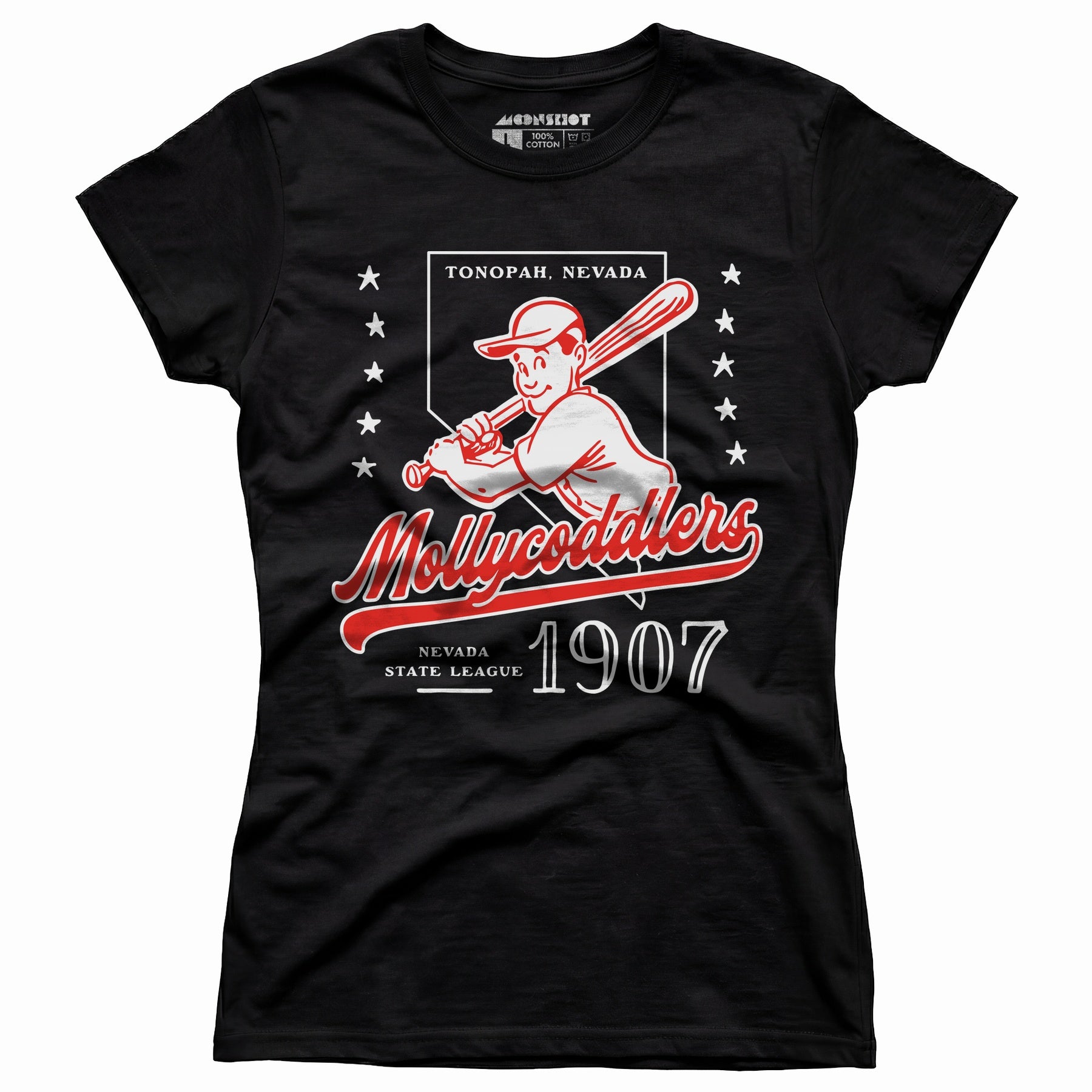 Tonopah Mollycoddlers - Nevada - Vintage Defunct Baseball Teams - Women's T-Shirt