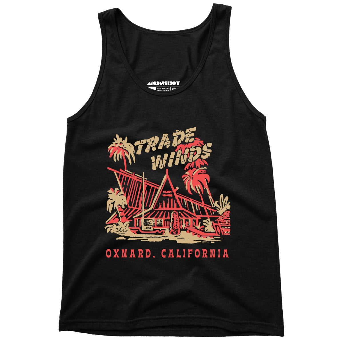 Trade Winds - Oxnard, CA - Vintage Tiki Bar - Unisex Tank Top