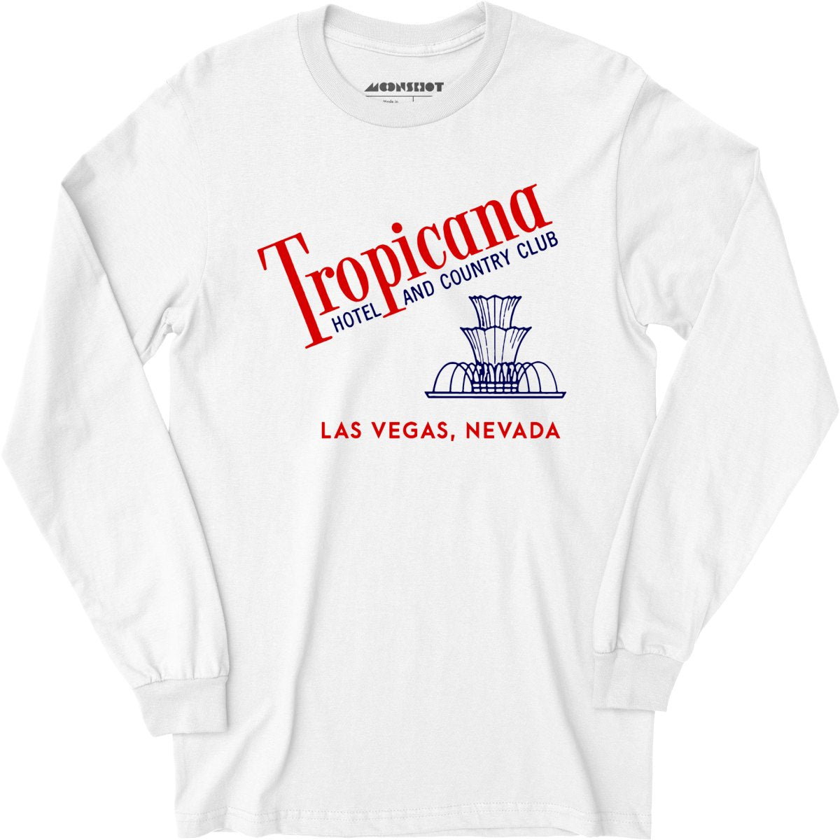 Tropicana Hotel and Country Club - Vintage Las Vegas - Long Sleeve T-Shirt