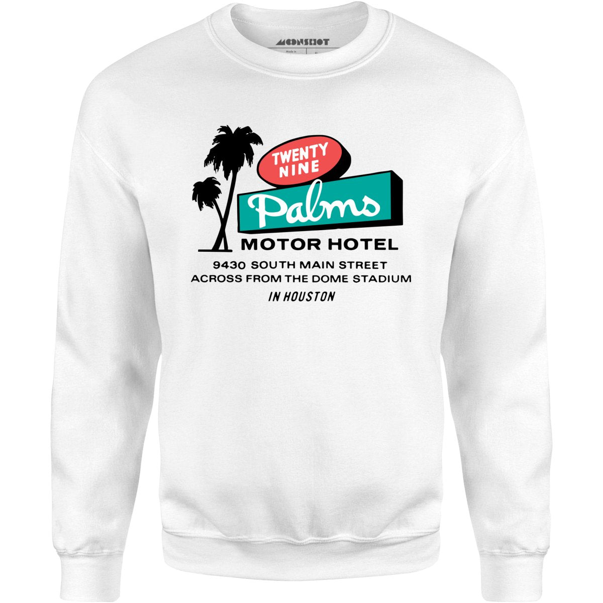 Twenty Nine Palms Motor Hotel - Houston, TX - Unisex Sweatshirt