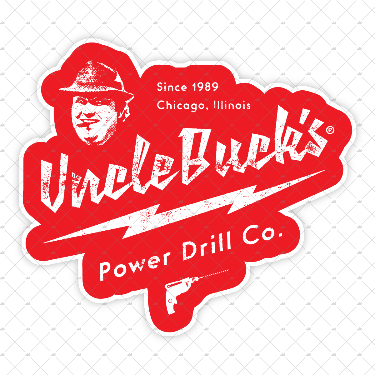 Uncle Buck's Power Drill Co. - Sticker