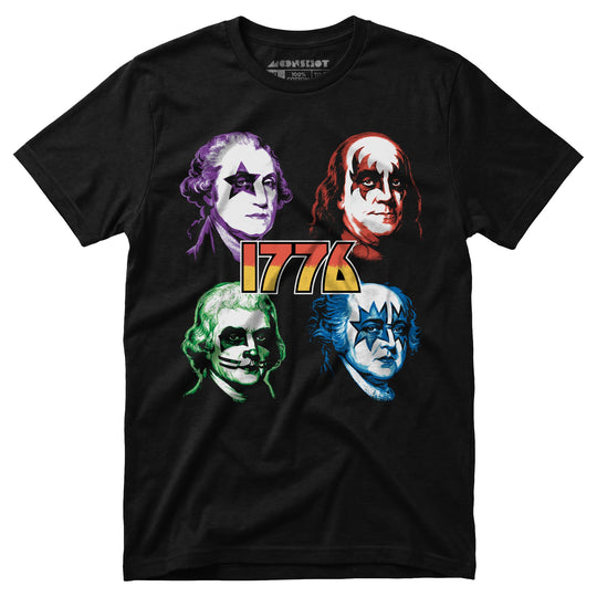 1776 - Unisex T-Shirt in Black