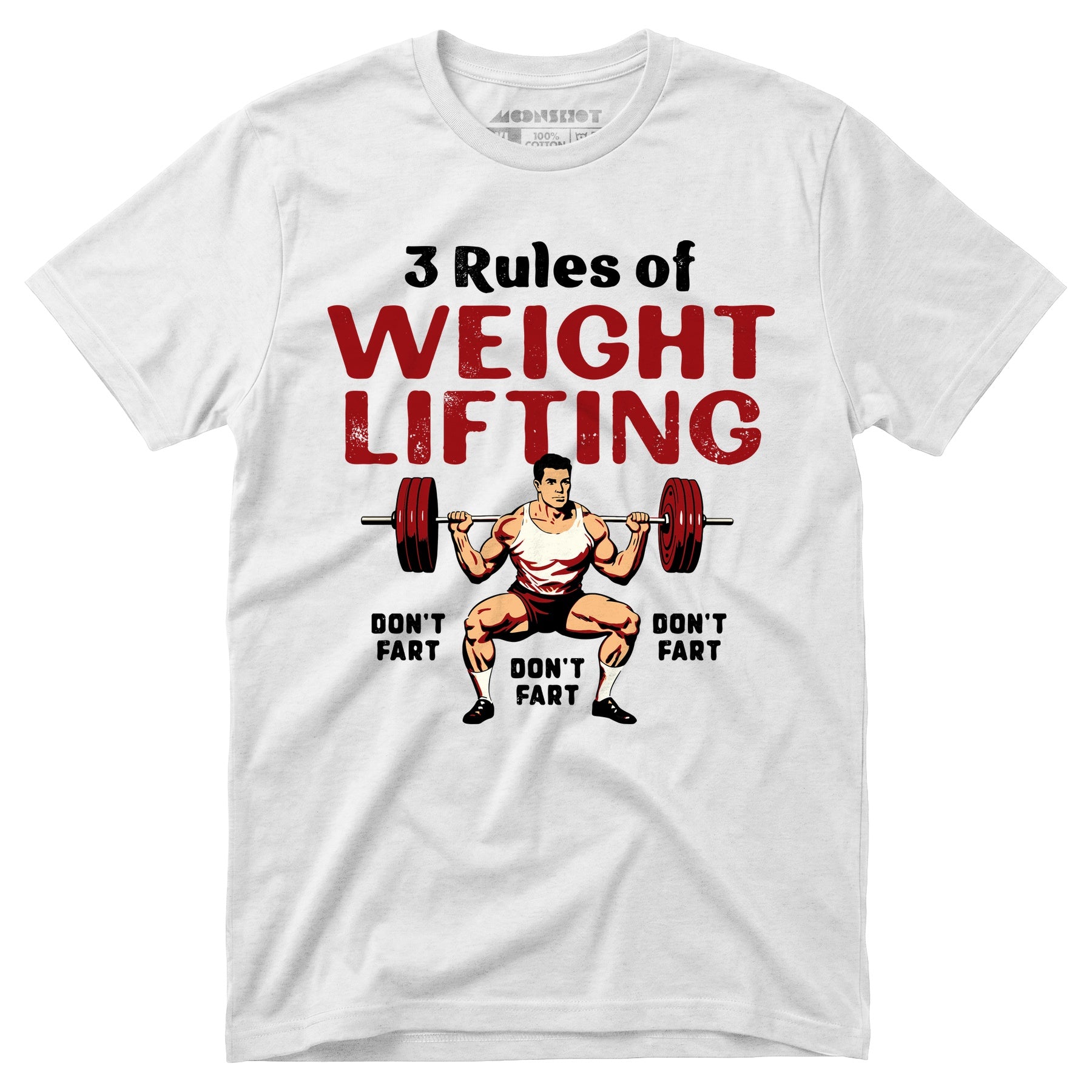 3 Rules of Weightlifting - Unisex T-Shirt
