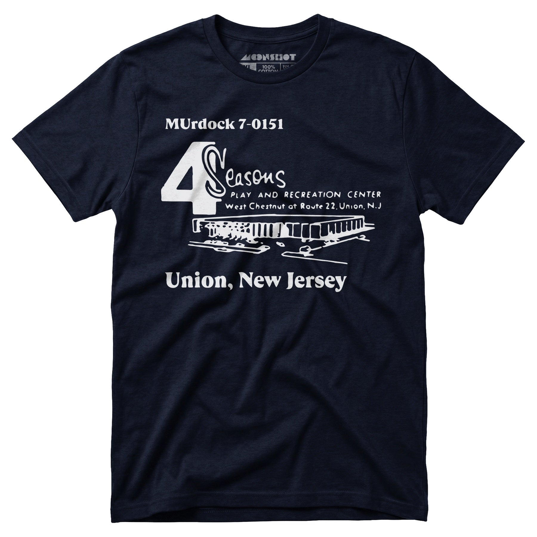 4 Seasons - Union, NJ - Vintage Bowling Alley - Unisex T-Shirt
