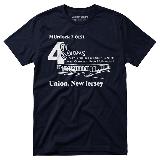 4 Seasons - Union, NJ - Vintage Bowling Alley - Unisex T-Shirt