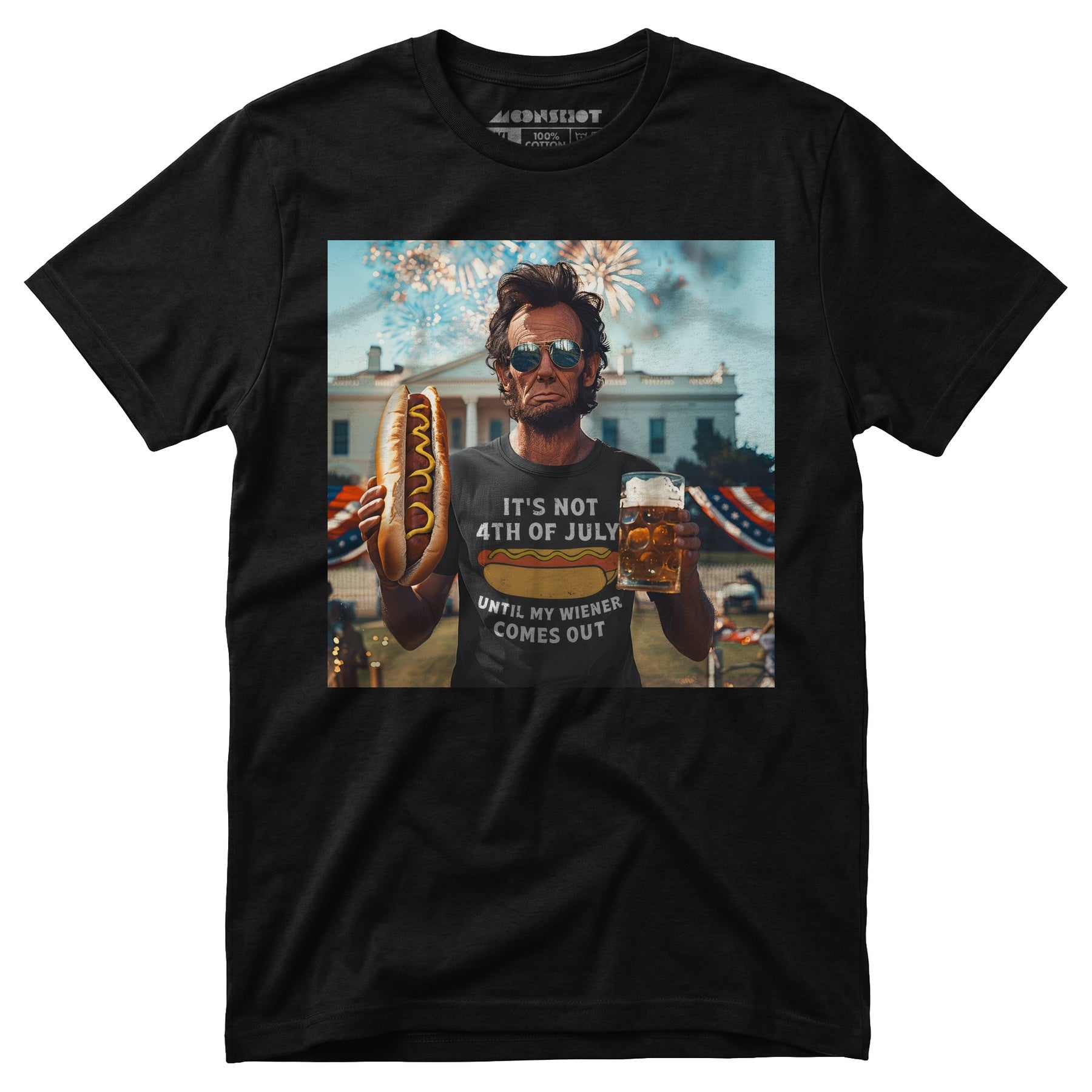 Abe on 4th of July - Unisex T-Shirt