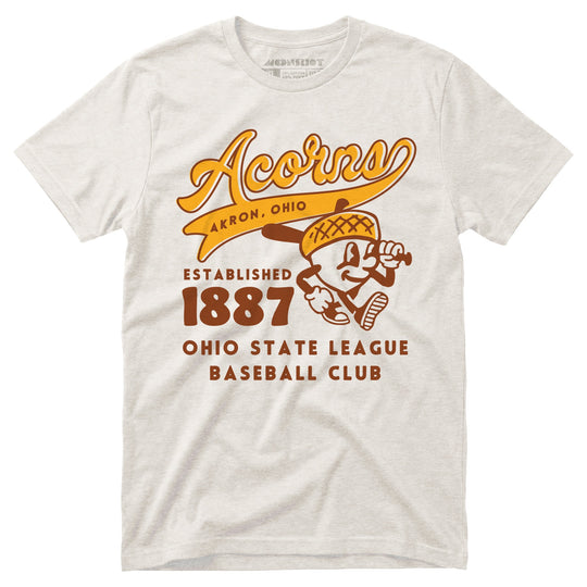 Akron Acorns - Ohio - Vintage Defunct Baseball Teams - Unisex T-Shirt