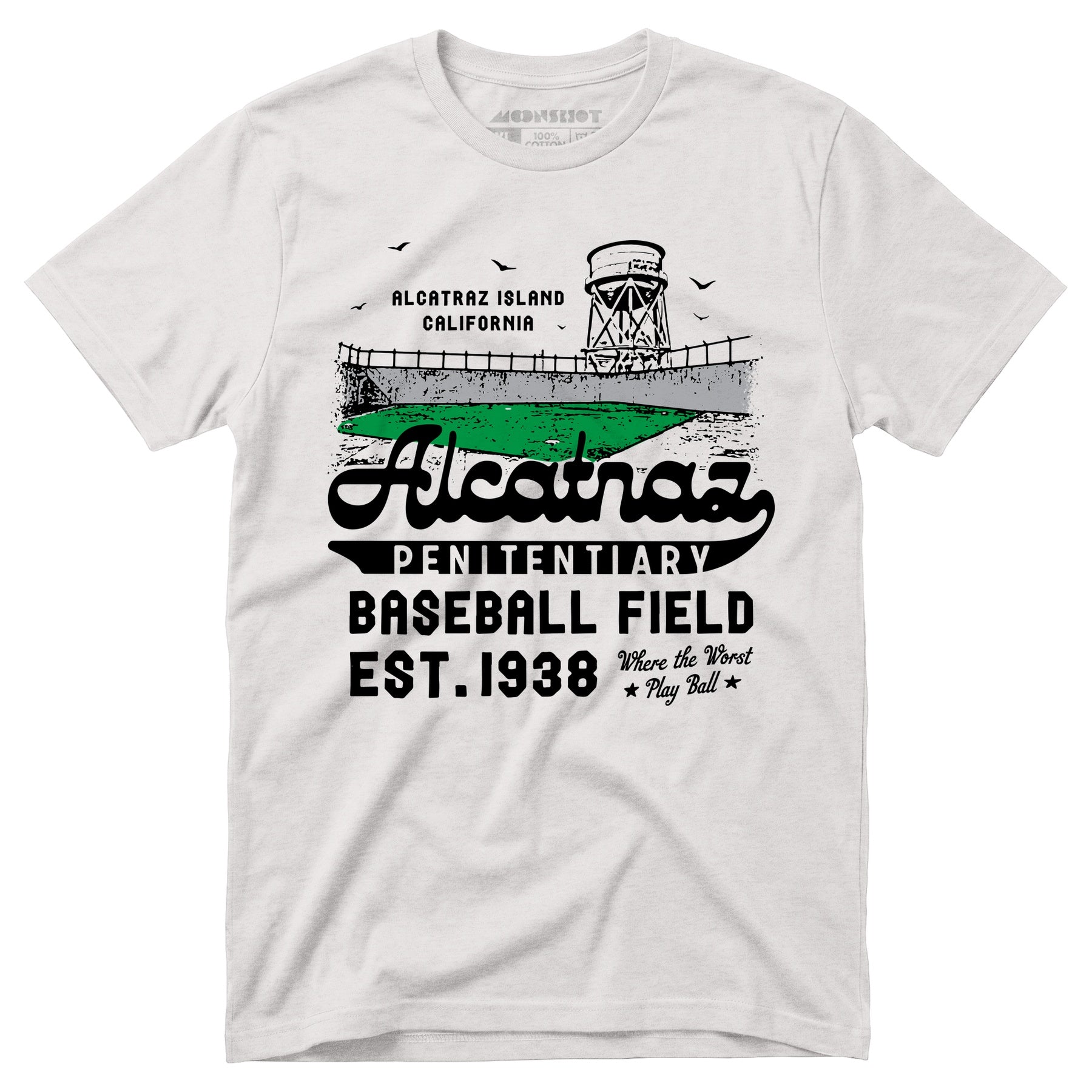 Alcatraz Penitentiary Baseball Field - Unisex T-Shirt