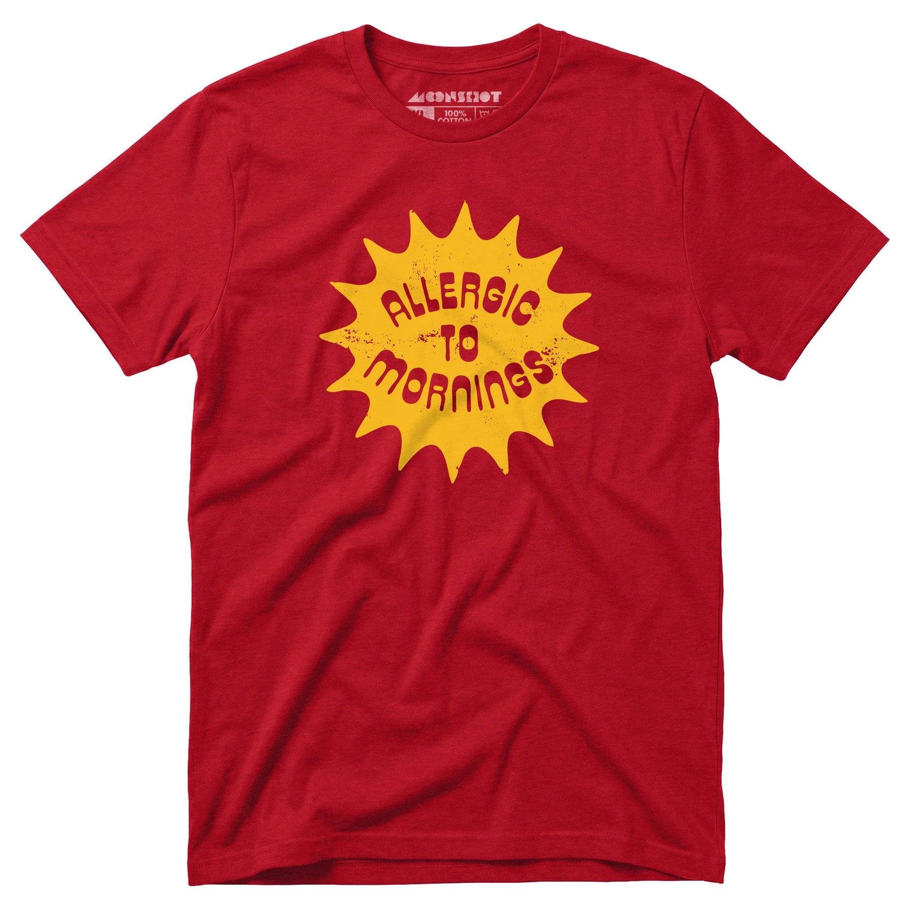 Allergic to Mornings - Unisex T-Shirt