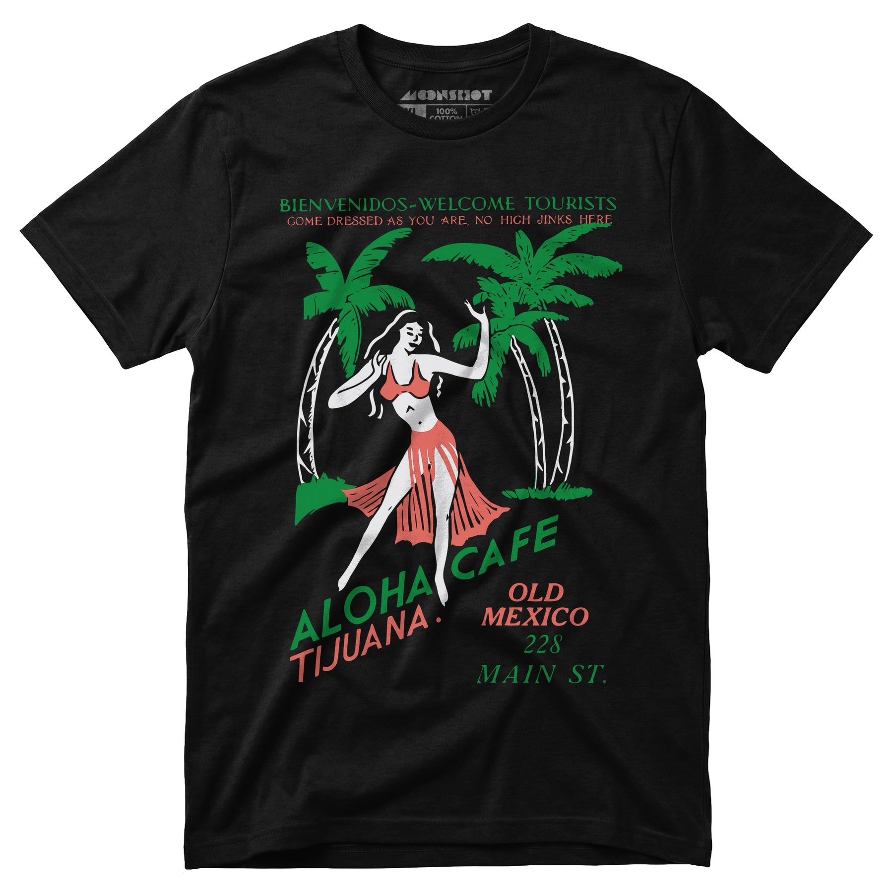Aloha Cafe - Tijuana, Mexico - Vintage Tiki Bar - Unisex T-Shirt