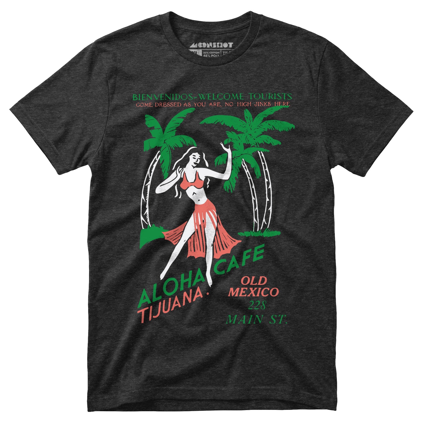 Aloha Cafe - Tijuana, Mexico - Vintage Tiki Bar - Unisex T-Shirt