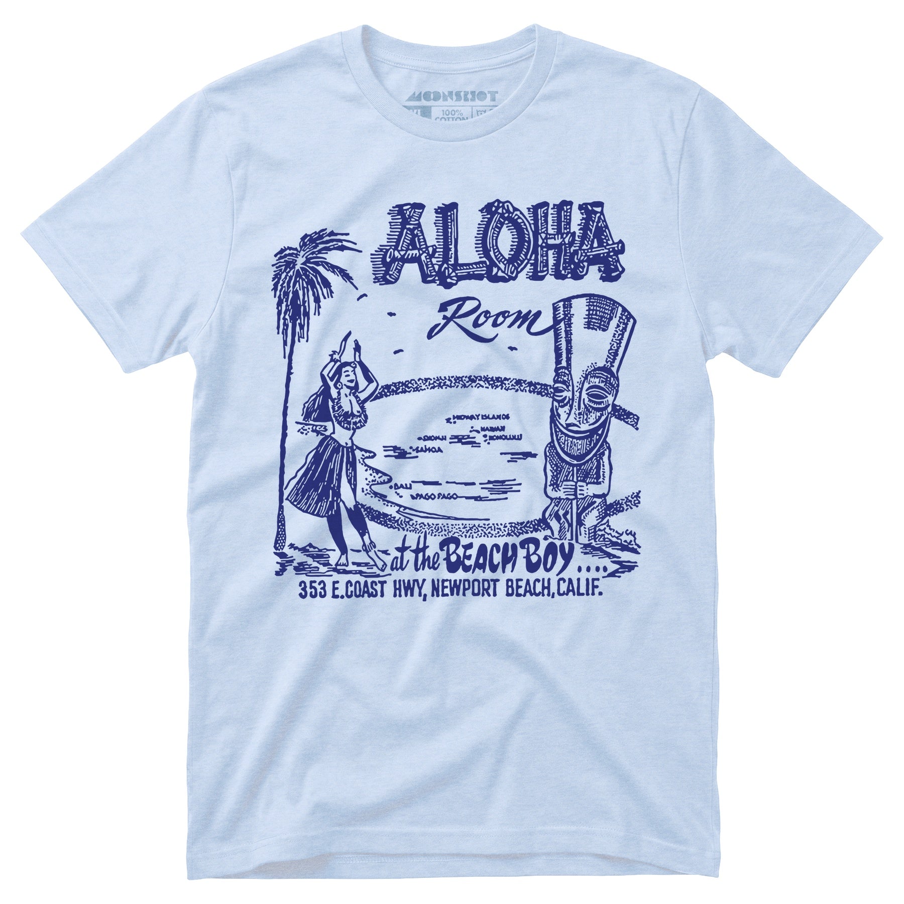Aloha Room - Newport Beach, CA - Vintage Tiki Bar - Unisex T-Shirt