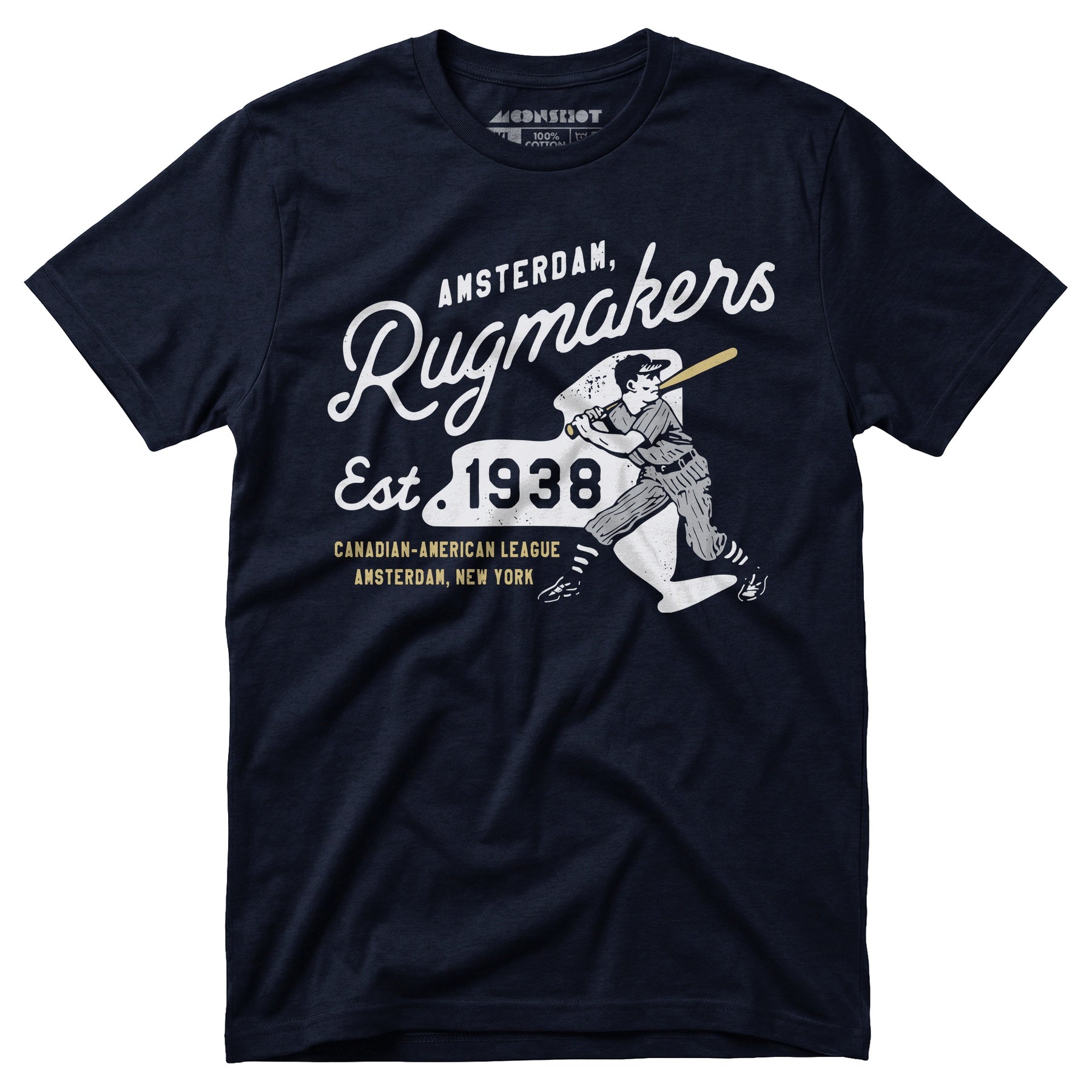 Amsterdam Rugmakers - New York - Vintage Defunct Baseball Teams - Unisex T-Shirt