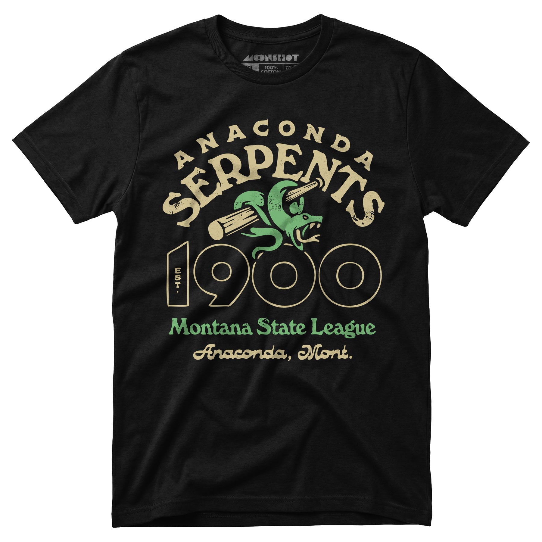 Anaconda Serpents - Montana - Vintage Defunct Baseball Teams - Unisex T-Shirt