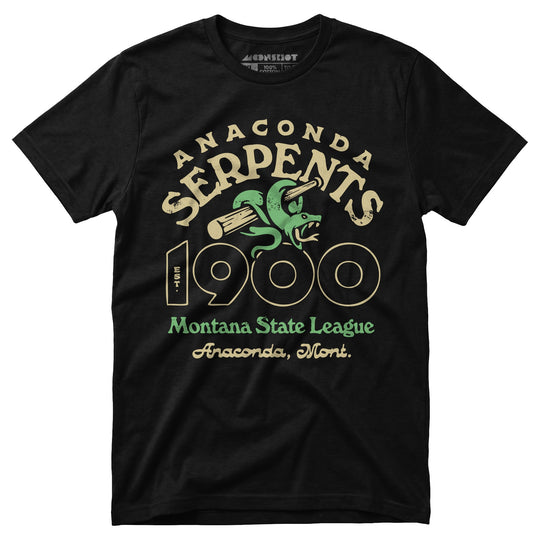 Anaconda Serpents - Montana - Vintage Defunct Baseball Teams - Unisex T-Shirt