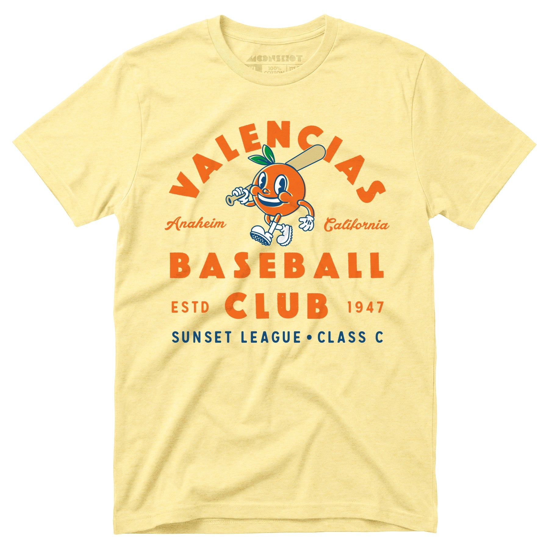 Anaheim Valencias - California - Vintage Defunct Baseball Teams - Unisex T-Shirt