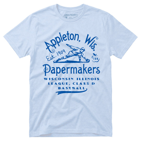 Appleton Papermakers - Wisconsin - Vintage Defunct Baseball Teams - Unisex T-Shirt