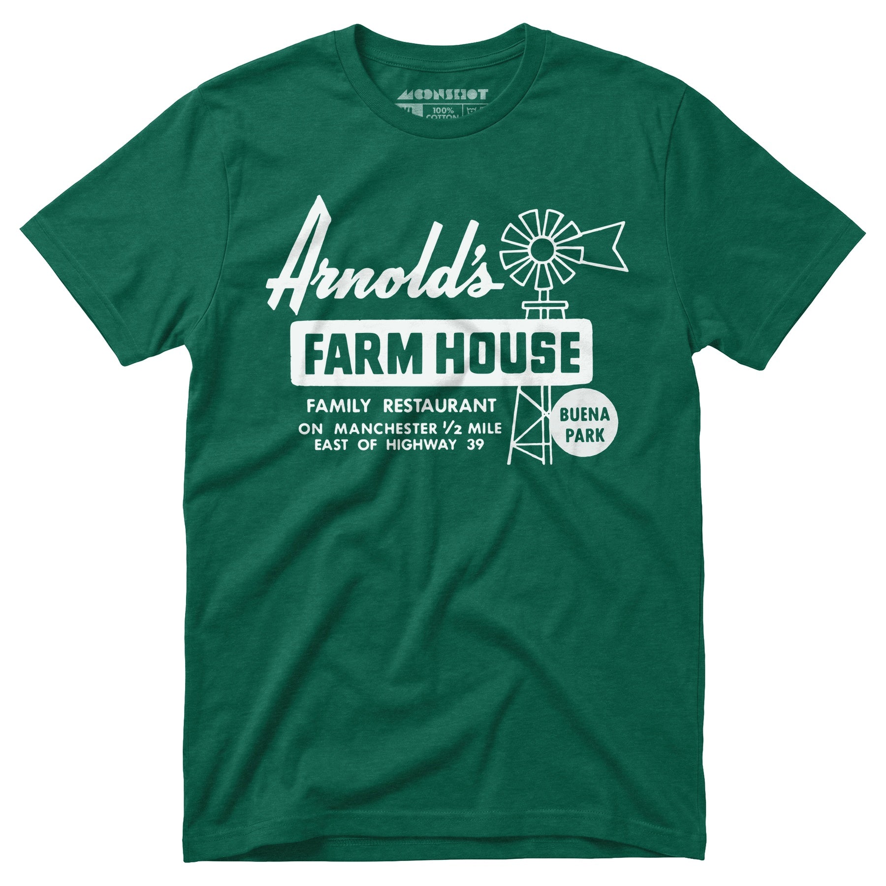 Arnold's Farmhouse - Buena Park, CA - Vintage Restaurant - Unisex T-Shirt
