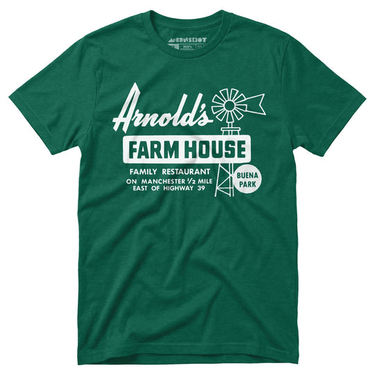 Arnold's Farmhouse - Buena Park, CA - Vintage Restaurant - Unisex T-Shirt