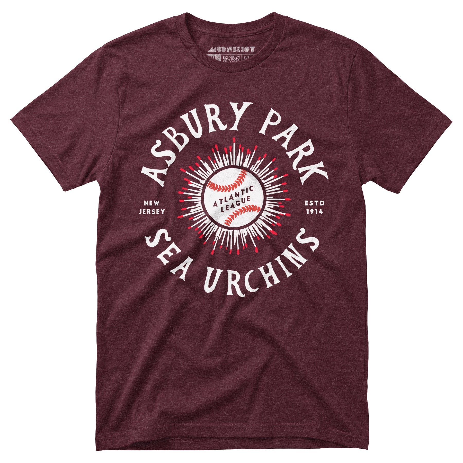 Asbury Park Sea Urchins - New Jersey - Vintage Defunct Baseball Teams - Unisex T-Shirt